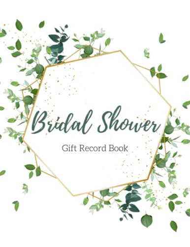 Bridal Shower Gift Record Book: Gift Log & Organizer