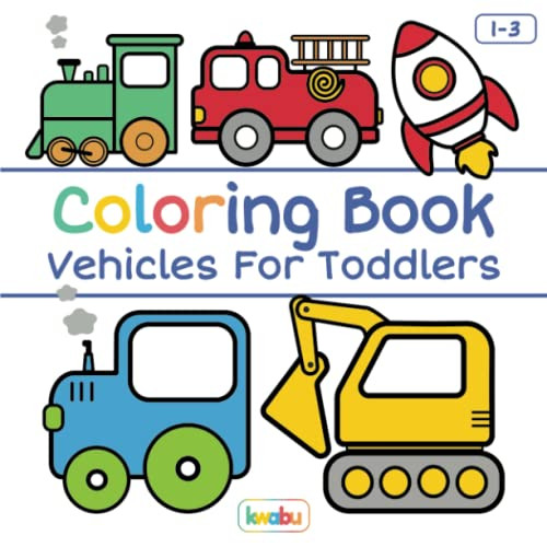 Coloring Book Vehicles For Toddlers