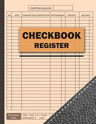 Checkbook Register: checkbook transaction register for Small Business