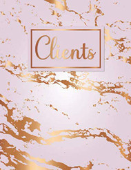 Clients: Client Appointment Organizer With Index & Pre-Numbered Pages