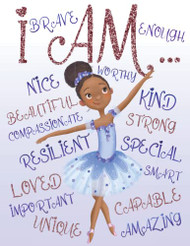 I Am: Positive Affirmations | Coloring Book for Young Black Girls
