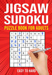 Jigsaw Sudoku Puzzle Book for Adults