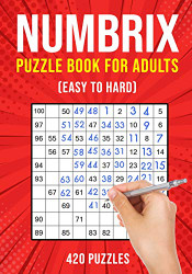 Numbrix Puzzle Books for Adults