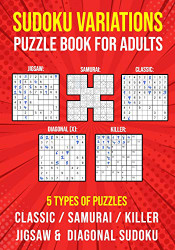Sudoku Variations Puzzle Book for Adults