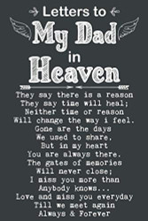 Letters to My Dad in Heaven Grief Quote Journal