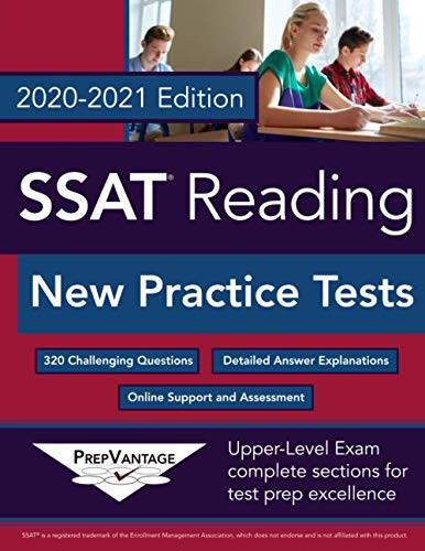 SSAT Reading: New Practice Tests 2020-2021 Edition