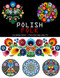 Creative Coloring Book Polish Folk Art 34 Sheets One Side Pictures