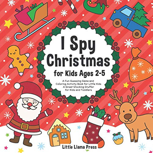 I Spy Christmas Book for Kids Ages 2-5