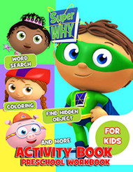 Super Why Activity Book Preschool Workbook For Kids