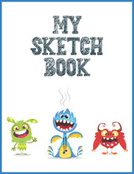 KIDS SKETCH BOOK: Large and high quality 200 pages blank Drawing pad