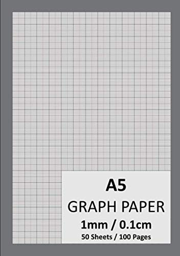 A5 Graph Paper 1mm 0.1cm by Bamidel