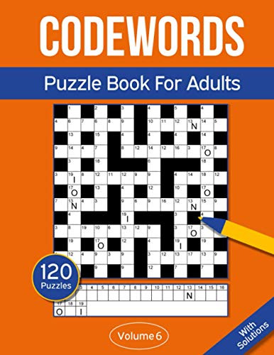 Codewords Puzzle Book For Adults Volume 6