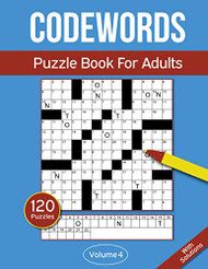 Codewords Puzzle Book For Adults Volume 4