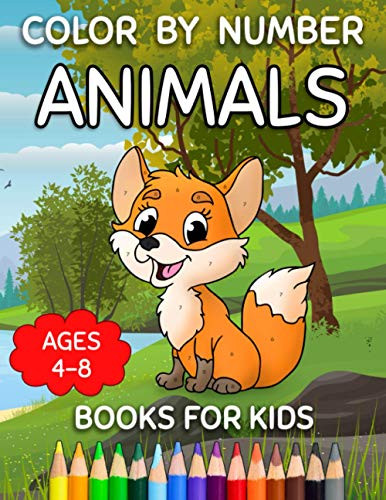 Color By Number Books For Kids Ages 4-8 by Cormac Ryan Press