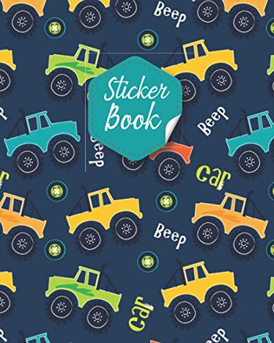 Sticker Book: Kids Sticker Collection Book & Blank Sticker Album also