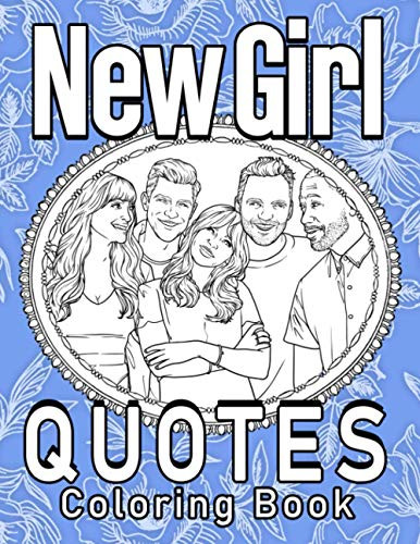 New Girl Coloring Book