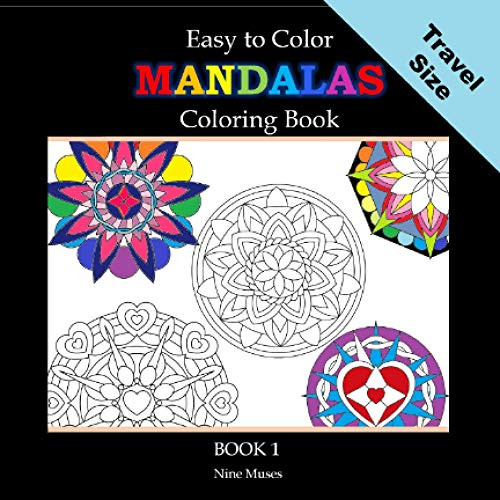 Easy to Color Mandalas Travel Size Coloring Book