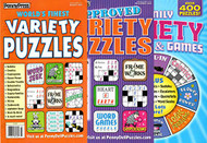 Penny Press Variety Puzzles 3-Pack - Family Approved and World's