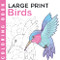 Large Print Coloring Book | Birds