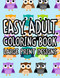 Easy Adult Coloring Book Large Print Designs