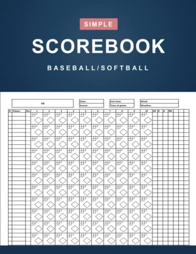 Baseball/Softball Scorebook