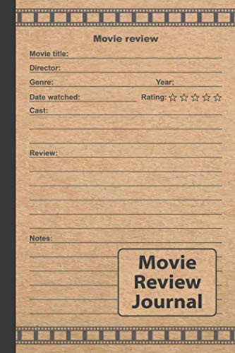 Movie Review Journal: A Film Review Log Book with Index & Pre-Numbered