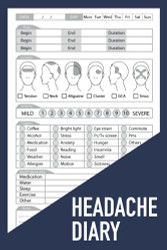 Headache diary: Migraine log book