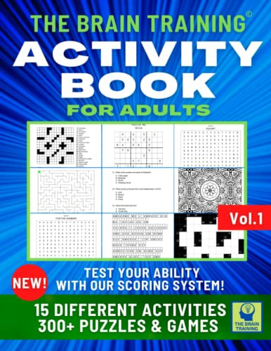 ACTIVITY BOOK FOR ADULTS - THE BRAIN TRAINING