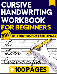 Cursive Handwriting Workbook For Beginners