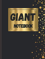 Giant Notebook: 550 College Ruled Pages 8.5 x 11'' Extra Large