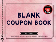 Blank Coupon Book: 25 Fillable Blank Coupons Notebook. Booklet of DIY