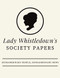 Lady Whistledown's Society Papers 8.5 x 11 Notebook Journal Diary