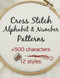 Cross Stitch Alphabet & Number Patterns
