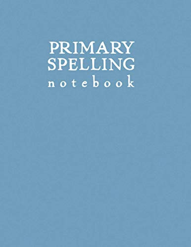 Primary Spelling Notebook