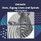 Animals Dots Zigzag Lines and Spirals Coloring Book