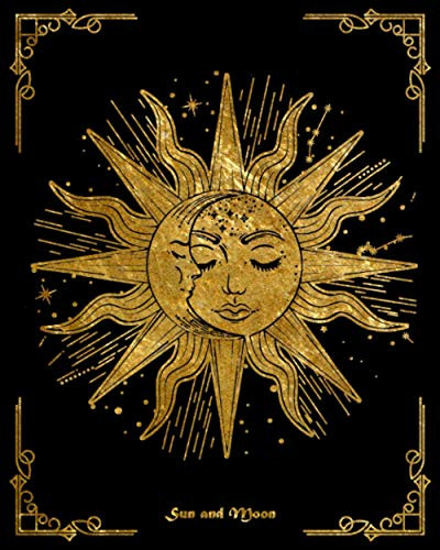 Sun and Moon: Celestial Journal  Blank Lined Journal Diary Notebook -  Horizon