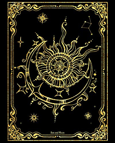Sun and Moon: Celestial Journal Blank Lined Journal Diary Notebook 8 -  B.H.R
