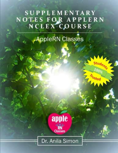 SUPPLEMENTARY NOTES FOR APPLERN NCLEX COURSE