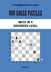 500 Chess Puzzles Mate in 4 Advanced Level