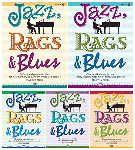 NEW SET! Jazz Rags & Blues 5 Books Collection (Book 1 - Book 5)