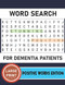 Word Search For Dementia Patients - Positive Words Edition