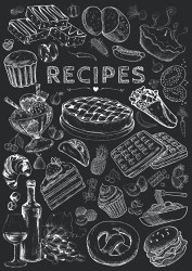 Recipes: Blank Recipe Book to Write In your own Recipes | Fill in your