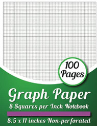 Graph Paper 8 Squares Per Inch Notebook