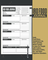 IBD Food Journal | Daily Food Diary Symptoms Log Pain Activity