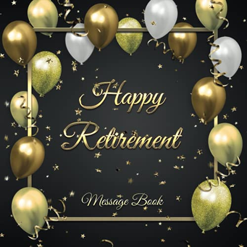 Happy Retirement Message Book