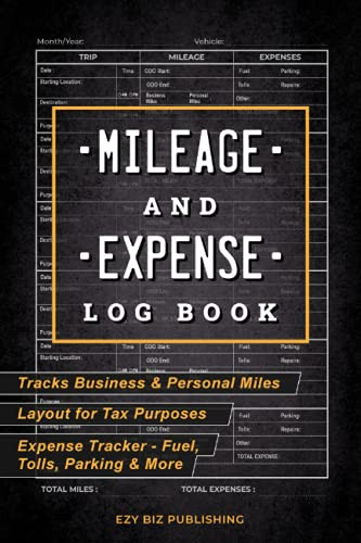 Mileage and Expense Log Book