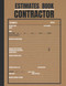 Estimate Book Contractor