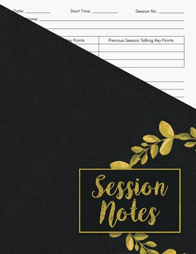 Session Notes Notebook