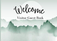 Visitor guest book: Guest book for airbnb home book 8.25 x 6 120