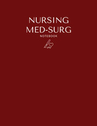 Nursing Med Surg Blank Template Notebook & Note Guide